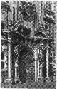 К ст. <strong>Барокко</strong>. Портал дворца Даун-Кински в Вене (арх. И. Л. Хильдебрандт, Австрия). 1713 - 16