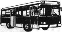 Городской автобус ЛАЗ-42021 среднего класса